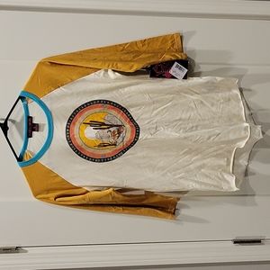 Rock and Roll Cowgirl 3/4 sleeve shirt, sz L